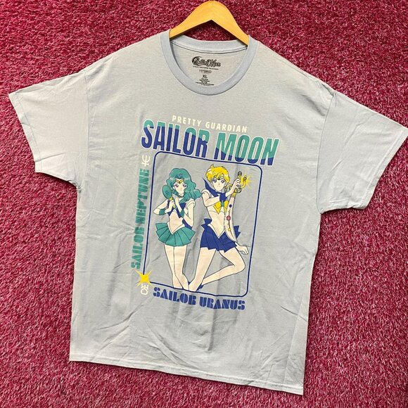 Sailor Moon Pretty Guardian Sailor Neptune and Sailor Uranus T-Shirt XL - Picture 3 of 4